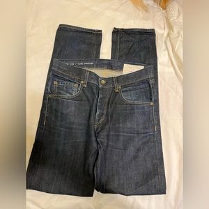 RAG & BONE RB 15X Dark Wash SLIM STRAIGHT TAILORED WORKWEAR PANTS 31x32